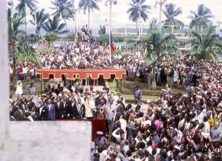 INDEPENDENCIAS ÁFRICA Y ASIA aper12 de octubre de 1968. Independencia de Guinea Ecuatorial © Rafael Calatayud Sauco / La Aventura de la Historia.