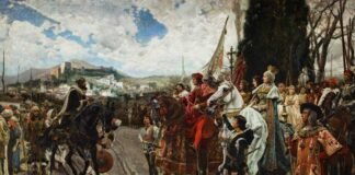 La Rendición de Granada, lienzo pintado por Francisco Pradilla y Ortiz en 1882.