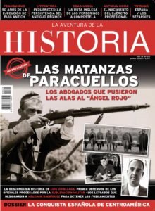 Portada del número 305 de la revista de historia La Aventura de la Historia, con una imagen alusiva a las matanzas de Paracuellos de Jarama (Madrid) durante la Guerra Civil española.