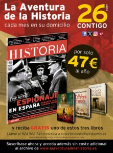 Suscríbete este mes a la revista La Aventura de la Historia y recibe de regalo uno de estos tres libros.