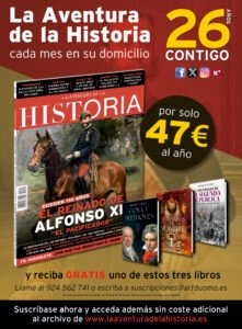 Suscríbete este mes a la revista La Aventura de la Historia y recibe de regalo uno de estos tres libros.