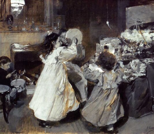 "¡Esta noche es nochebuena!", cuentos navideños recreados por Joaquín Sorolla, 1898.