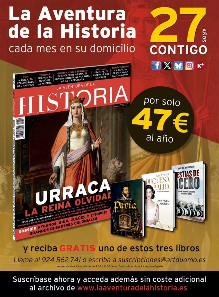 Suscríbete ahora a "La Aventura de la Historia" y recibe de regalo uno de estos tres libros.